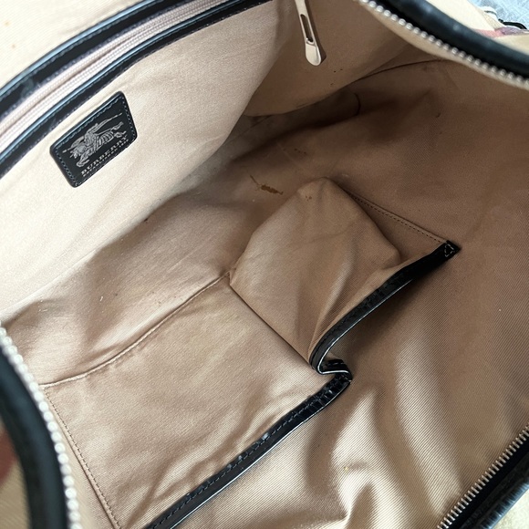 Authentic Burberry Supernova Check Large Larkin Hobo Bag - Picture 10 of 15